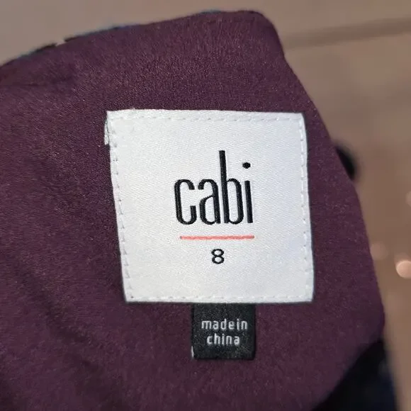 Cabi TREASURE Women 8 Purple Paisley Sleeveless Midi Dress - Picture 10 of 11